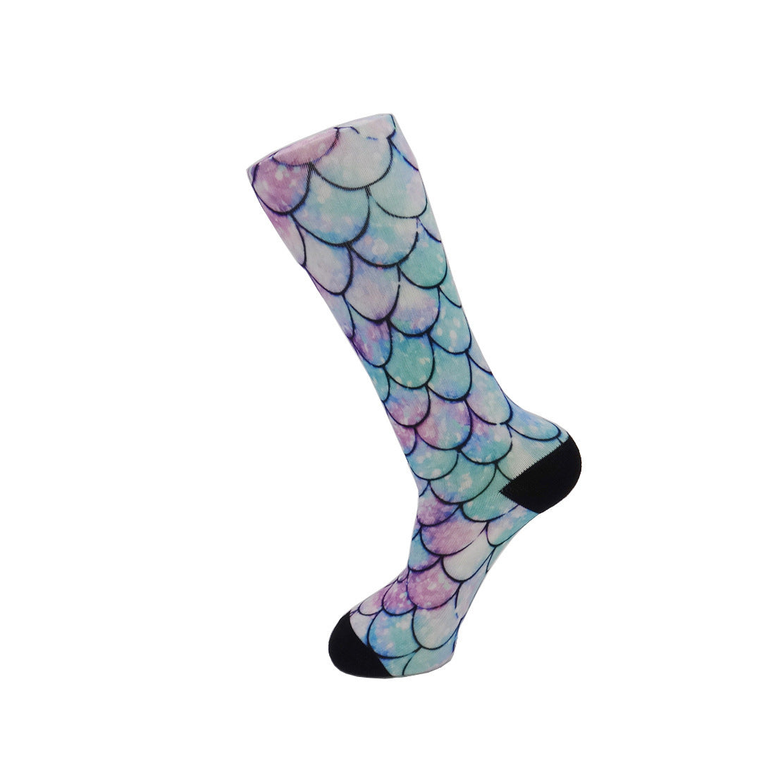 CHAUSSETTES FLORALES COLORÉES