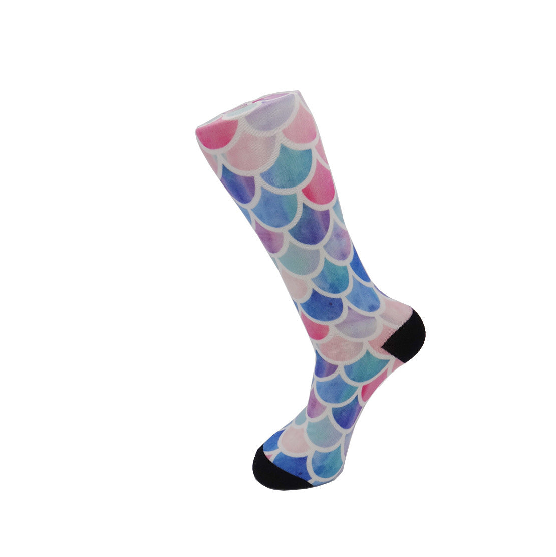 CHAUSSETTES FLORALES COLORÉES